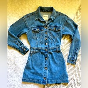 XXS Abercrombie & Fitch Denim Top